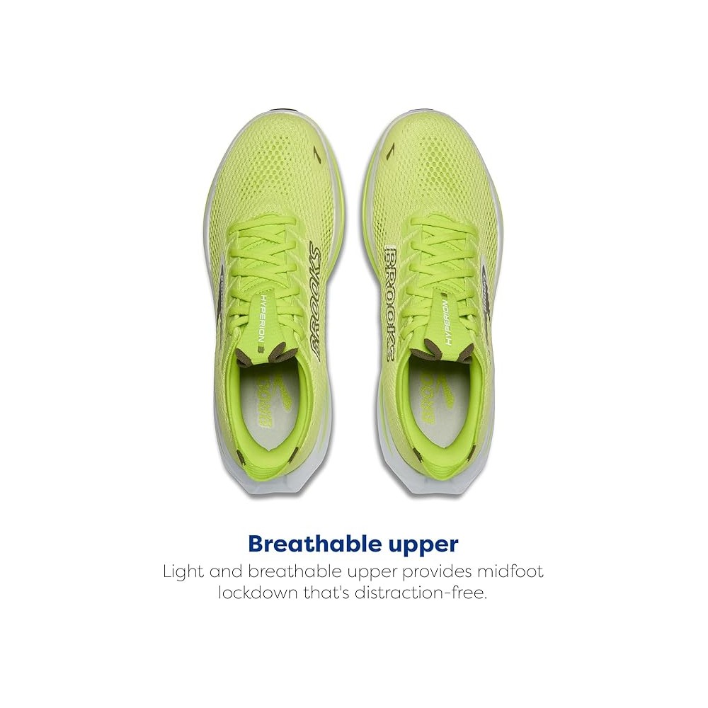 BROOKS HYPERION 3 UOMO SUNNY LIME OLIVE WHITE