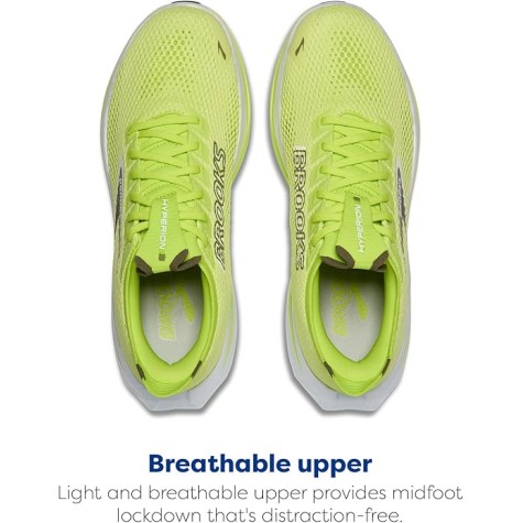 BROOKS HYPERION 3 UOMO SUNNY LIME OLIVE WHITE