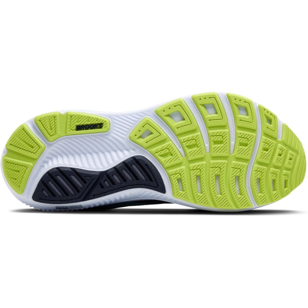 BROOKS GHOST 17 UOMO PPEACOAT LIME BLUE