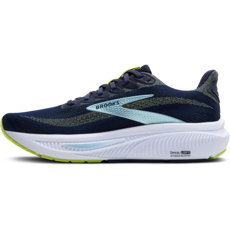 BROOKS GHOST 17 UOMO PPEACOAT LIME BLUE