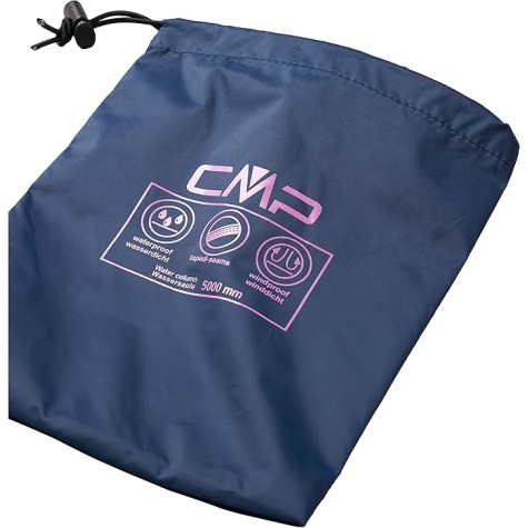 CMP ANTIPIOGGIA KID J JACKET RAIN FX HOOD BLU FUXIA