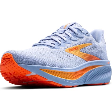 BROOKS GHOST 17 WOMAN BLUE HIRON WHITE ORANGE