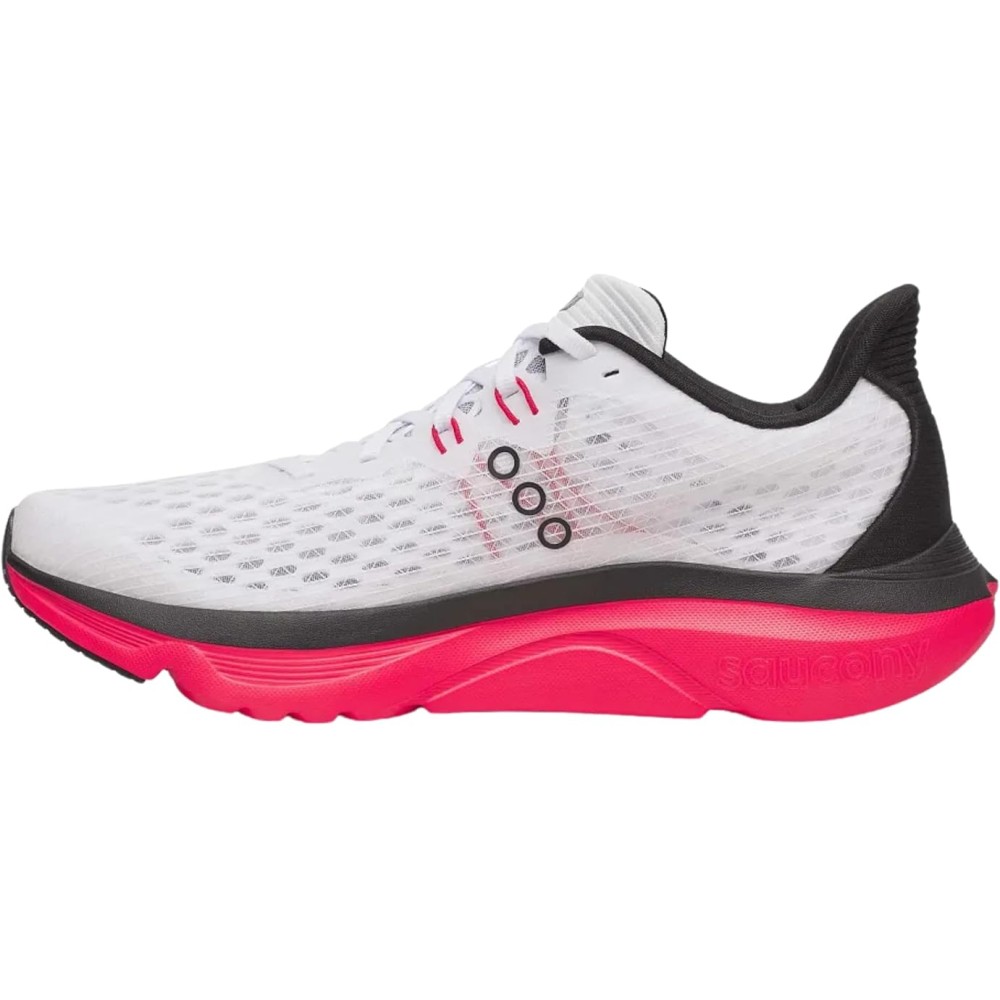 SAUCONY KINVARA 16 UOMO WHITE RED