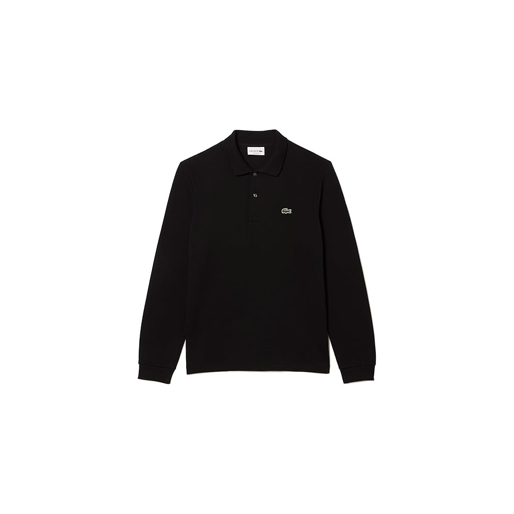 polo manica lunga lacoste uomo col. nero