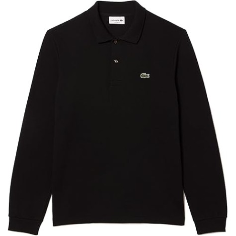 polo manica lunga lacoste uomo col. nero