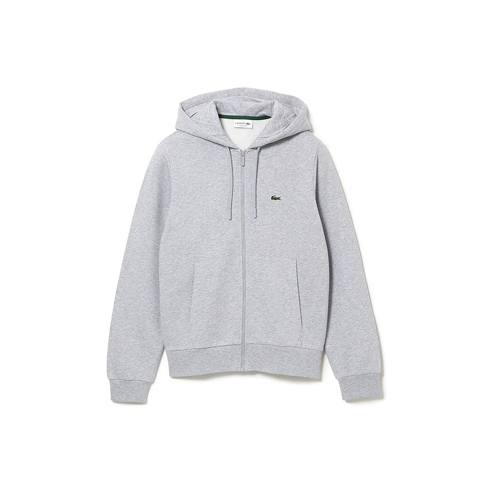 LACOSTE FELPA ZIP LUNGA UOMO SH 9626 COL GRIS...