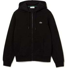 LACOSTE FELPA ZIP LUNGA UOMO SH 9626 COL 031 NOIR