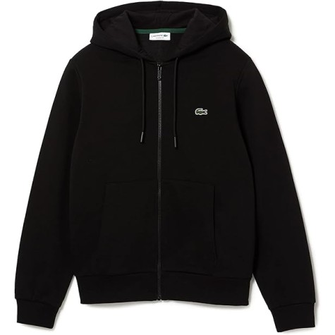 LACOSTE FELPA ZIP LUNGA UOMO SH 9626 COL 031 NOIR