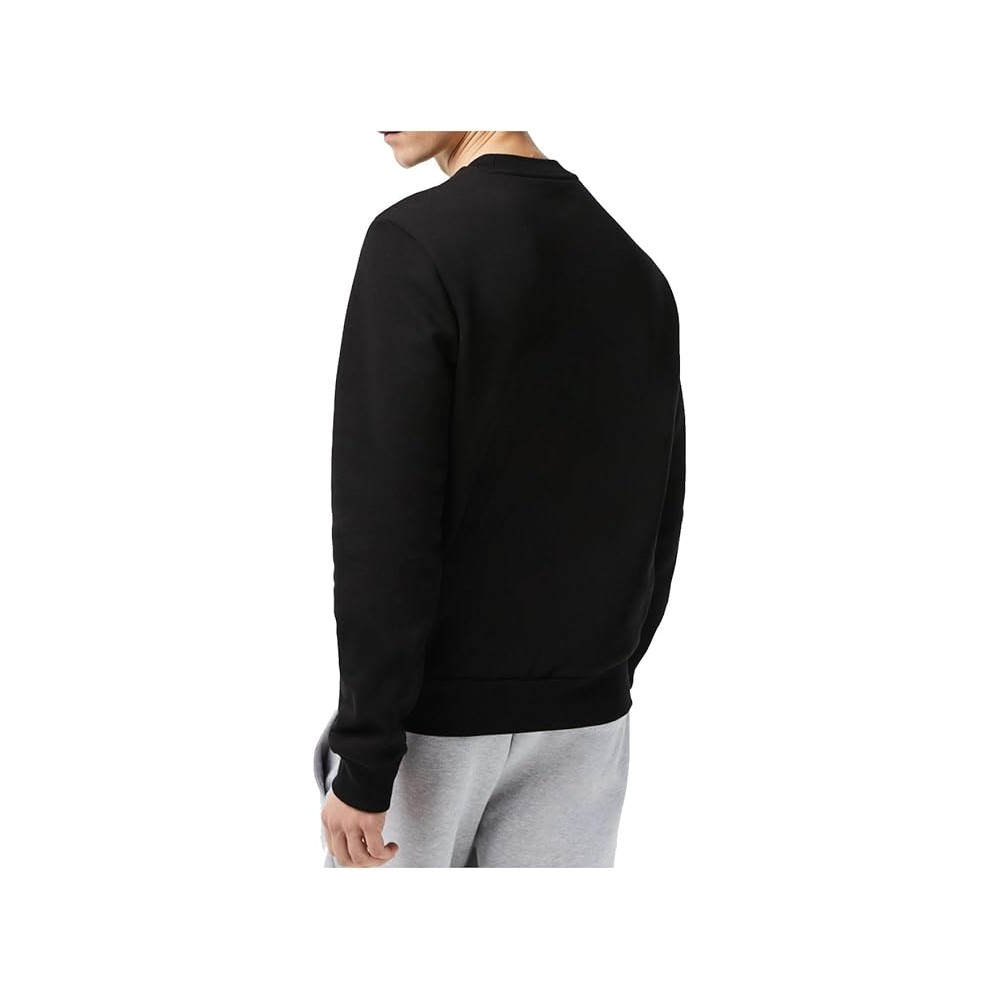 LACOSTE FELPA U8OMO GIROCOLLO SH 031 NERO