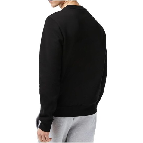 LACOSTE FELPA U8OMO GIROCOLLO SH 031 NERO
