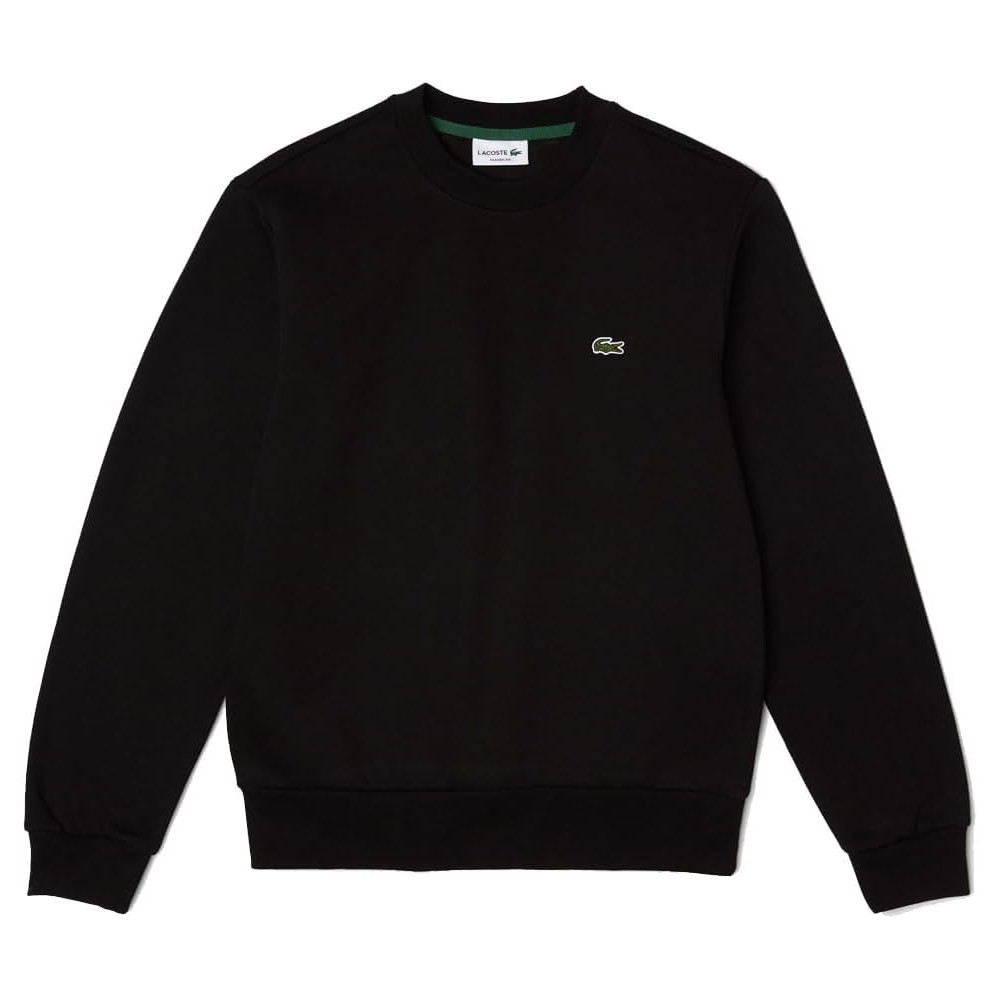 LACOSTE FELPA U8OMO GIROCOLLO SH 031 NERO