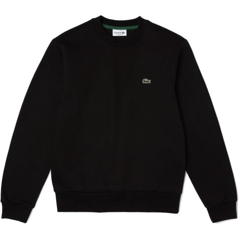 LACOSTE FELPA U8OMO GIROCOLLO SH 031 NERO