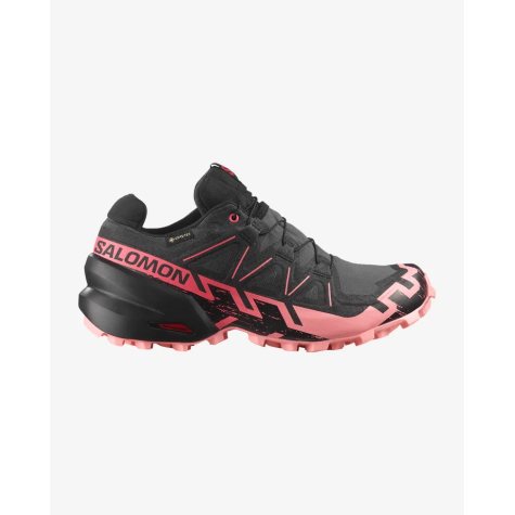 SALOMON SPEEDCROSS 6 GTX WOMAN NINE IRON BLACK FLAMINGO PINK