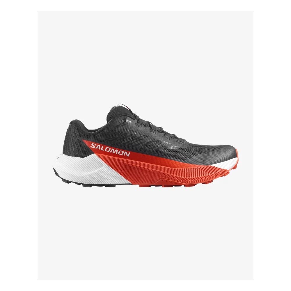 SALOMON PULSAR UOMO BLACK  WHITE CHERRY TOMATO