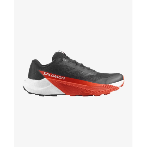 SALOMON PULSAR UOMO BLACK  WHITE CHERRY TOMATO