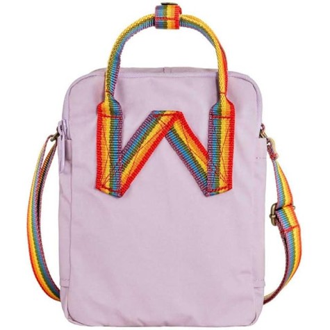 Fjällräven Kånken Mini pastel lavander rainbow pattern