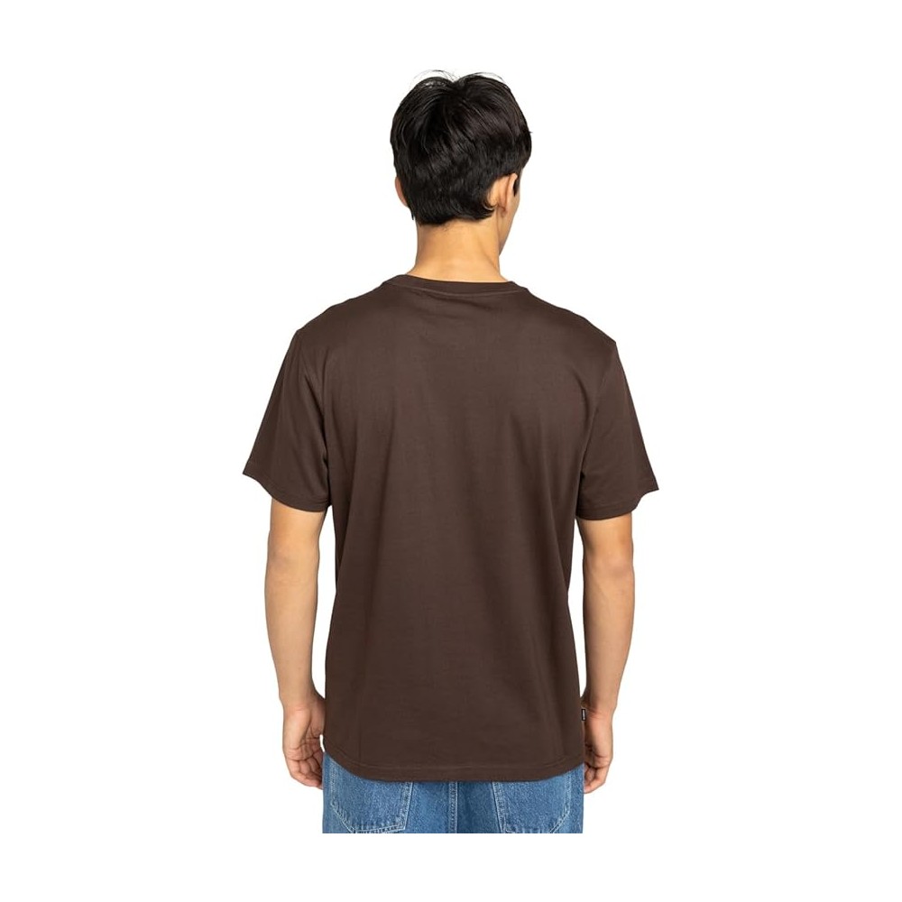 ELEMENT T SHIRT BROWN MAN