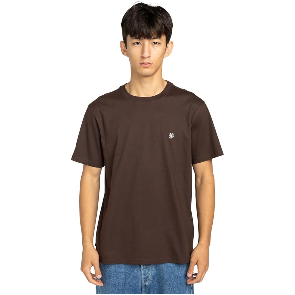 ELEMENT T SHIRT BROWN MAN