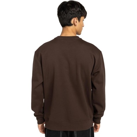 FELPA GIROCCOLO ELEMENT UOMO BROWN