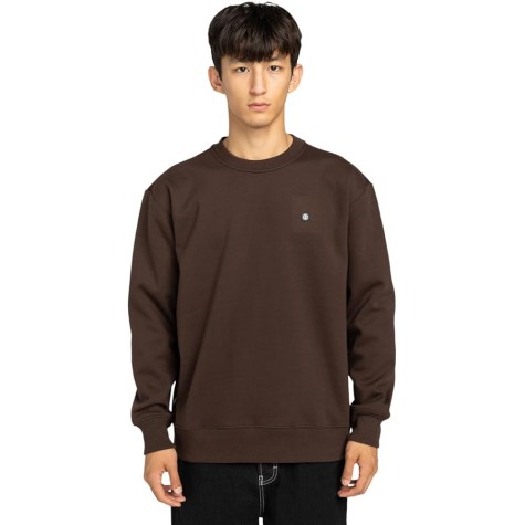 FELPA GIROCCOLO ELEMENT UOMO BROWN