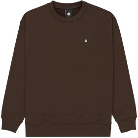 FELPA ZIP LUNGA CAPPUCCIO ELEMENT UOMO BROWN