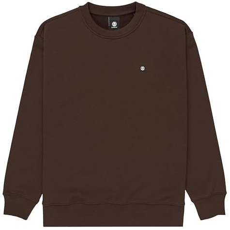FELPA ZIP LUNGA CAPPUCCIO ELEMENT UOMO BROWN