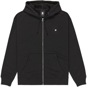 FELPA ELEMENT UOMO ZIP E CAPPUCCIO NERO 2