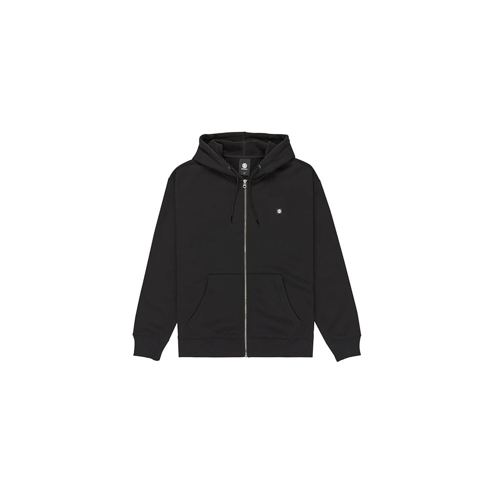 FELPA ELEMENT UOMO ZIP E CAPPUCCIO NERO