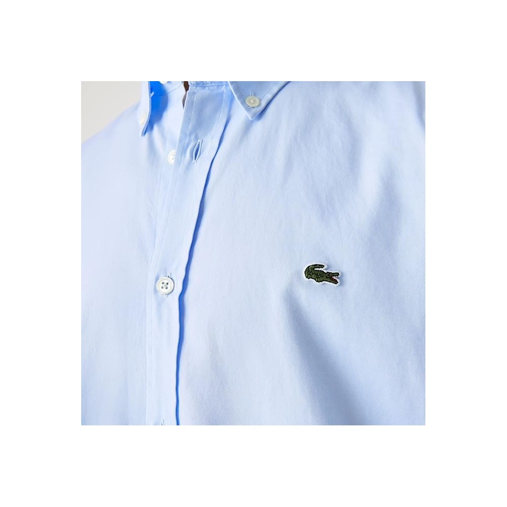 CAMICIA LACOSTE CH2933 BLEU HBP UOMO MANICA LUNGA