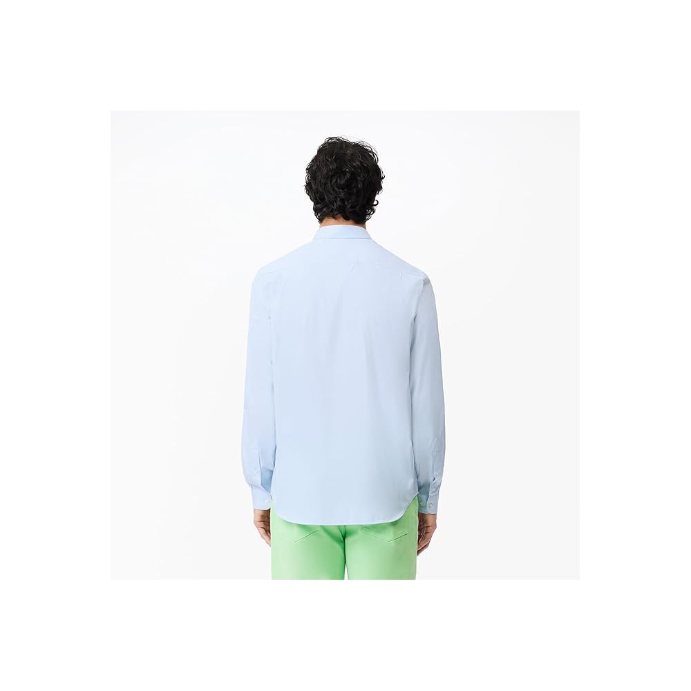CAMICIA LACOSTE CH2933 BLEU HBP UOMO MANICA LUNGA