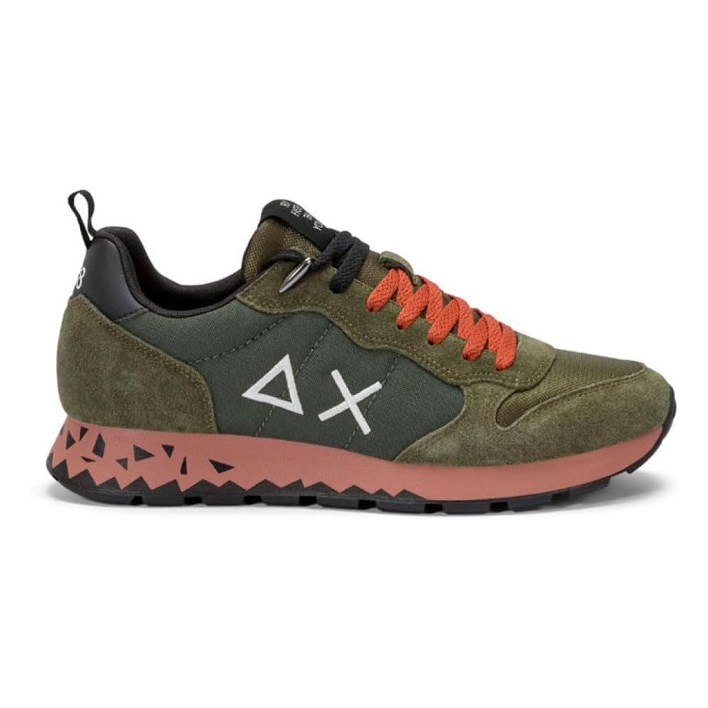 SCARPA UOMO SUN 68 TOM SNAKE MILITARE SCURO