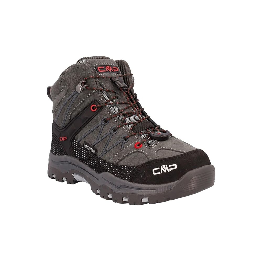 scarpa trekking cmp kids rigel mid  gray ferrari