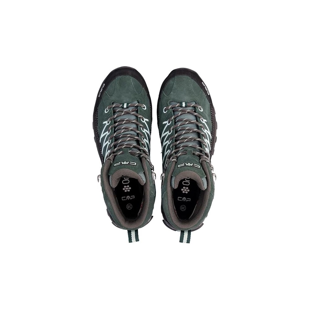 scarpa cmp donna rigel mid trek  green  jade