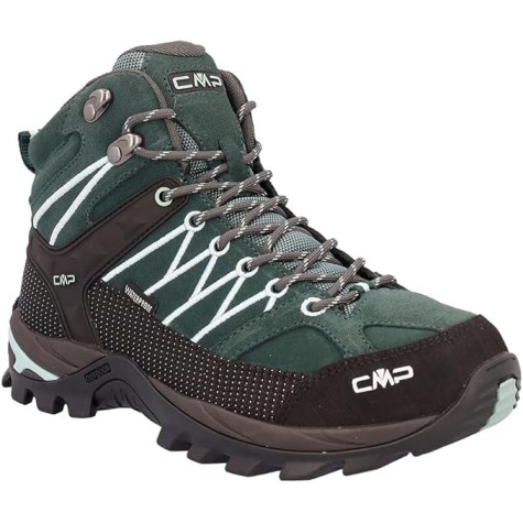 scarpa cmp donna rigel mid trek  green  jade