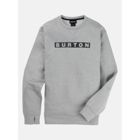 FELPA GIROCOLLO BURTO UOMO GRIGIO GRAY HEATHER