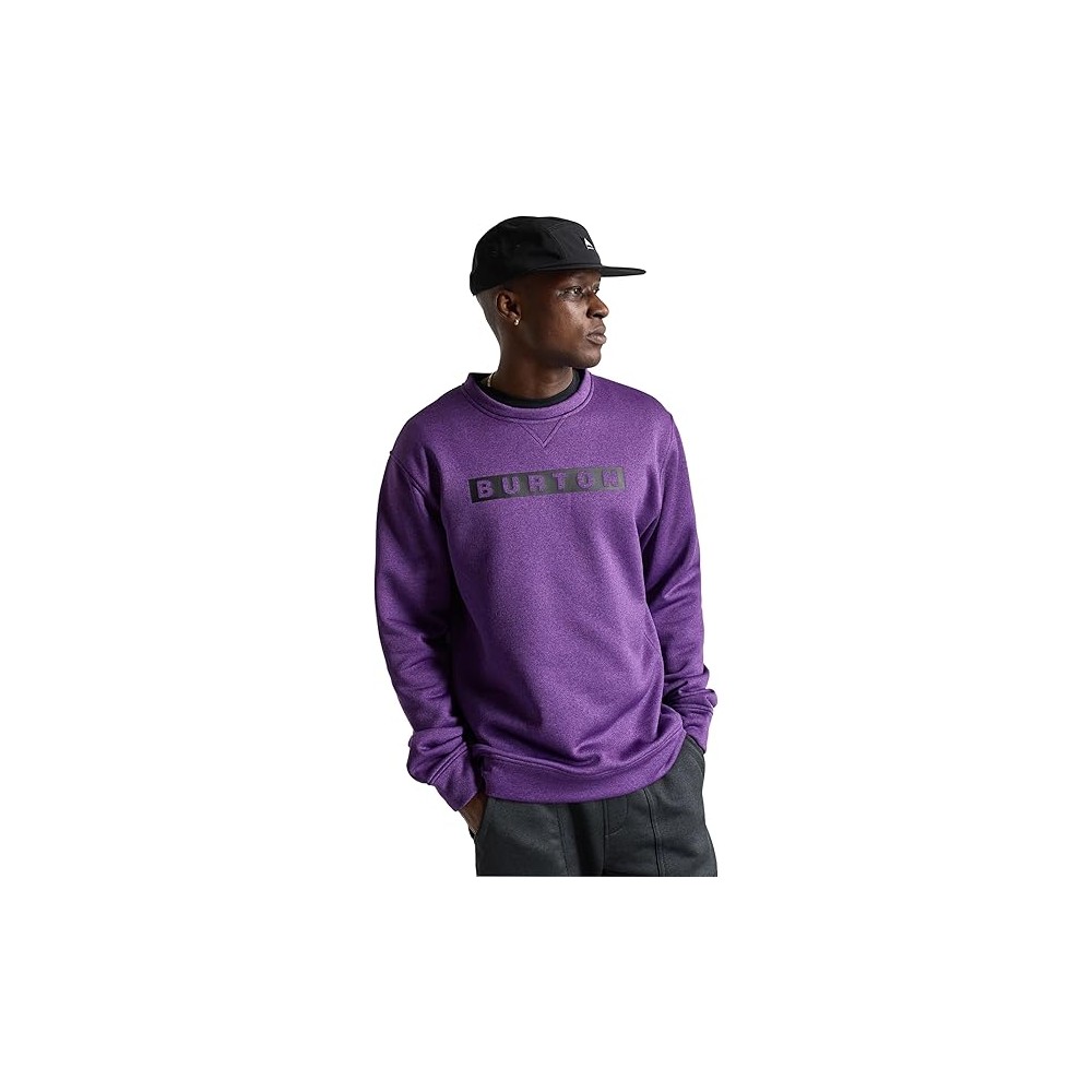 FELPA GIROCOLLO UOMO CREW OAK M IMPERIAL PURPLE