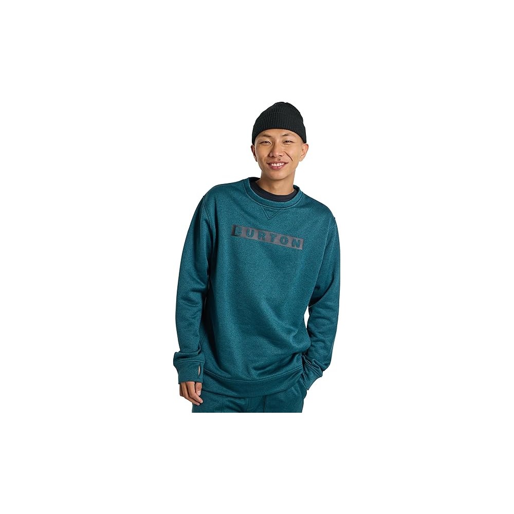 FELPA BURTON DEEP EMERALP UOMO