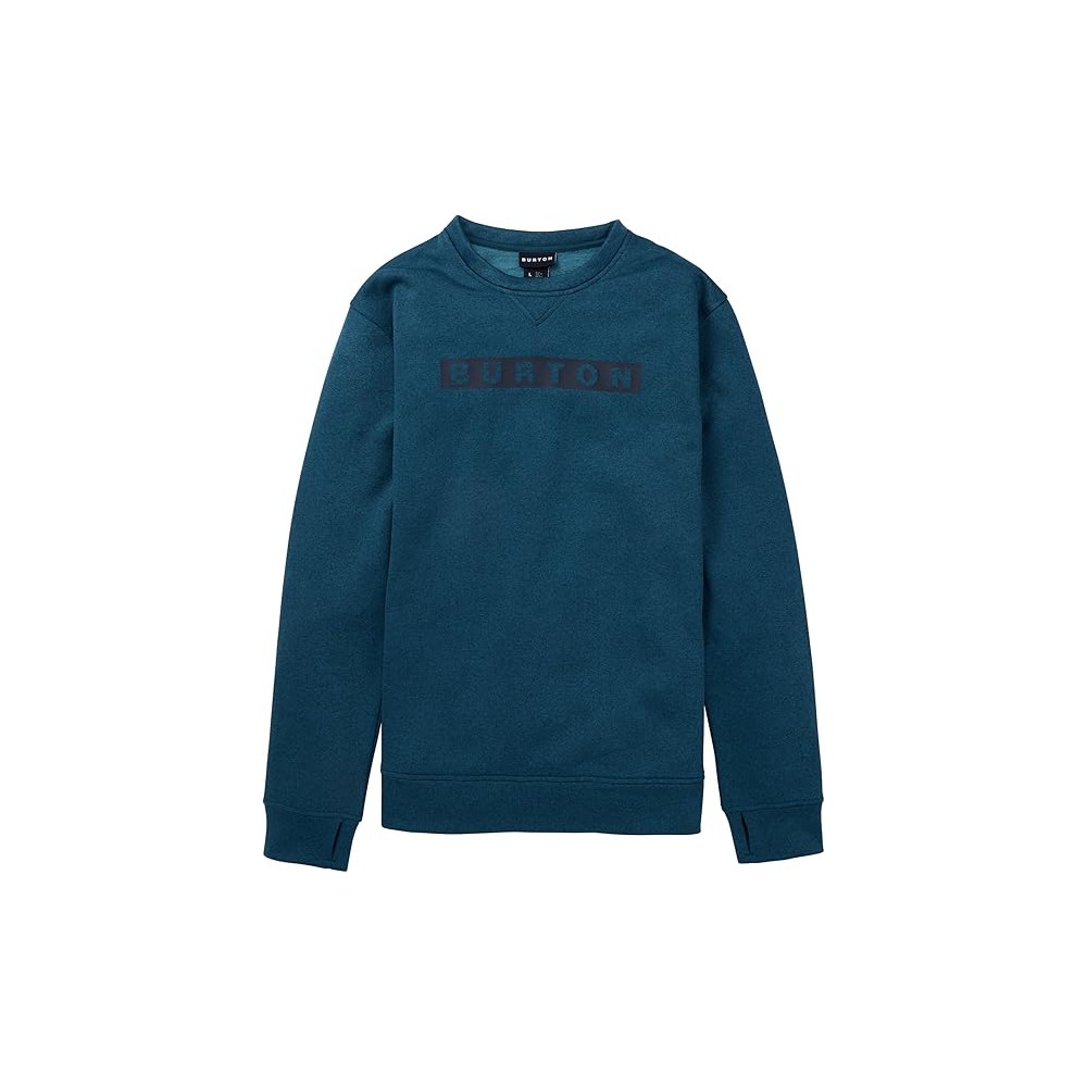 FELPA BURTON DEEP EMERALP UOMO