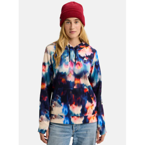 FELPA CAPPUCCIO BURTON DONNA FLORAL BLUR