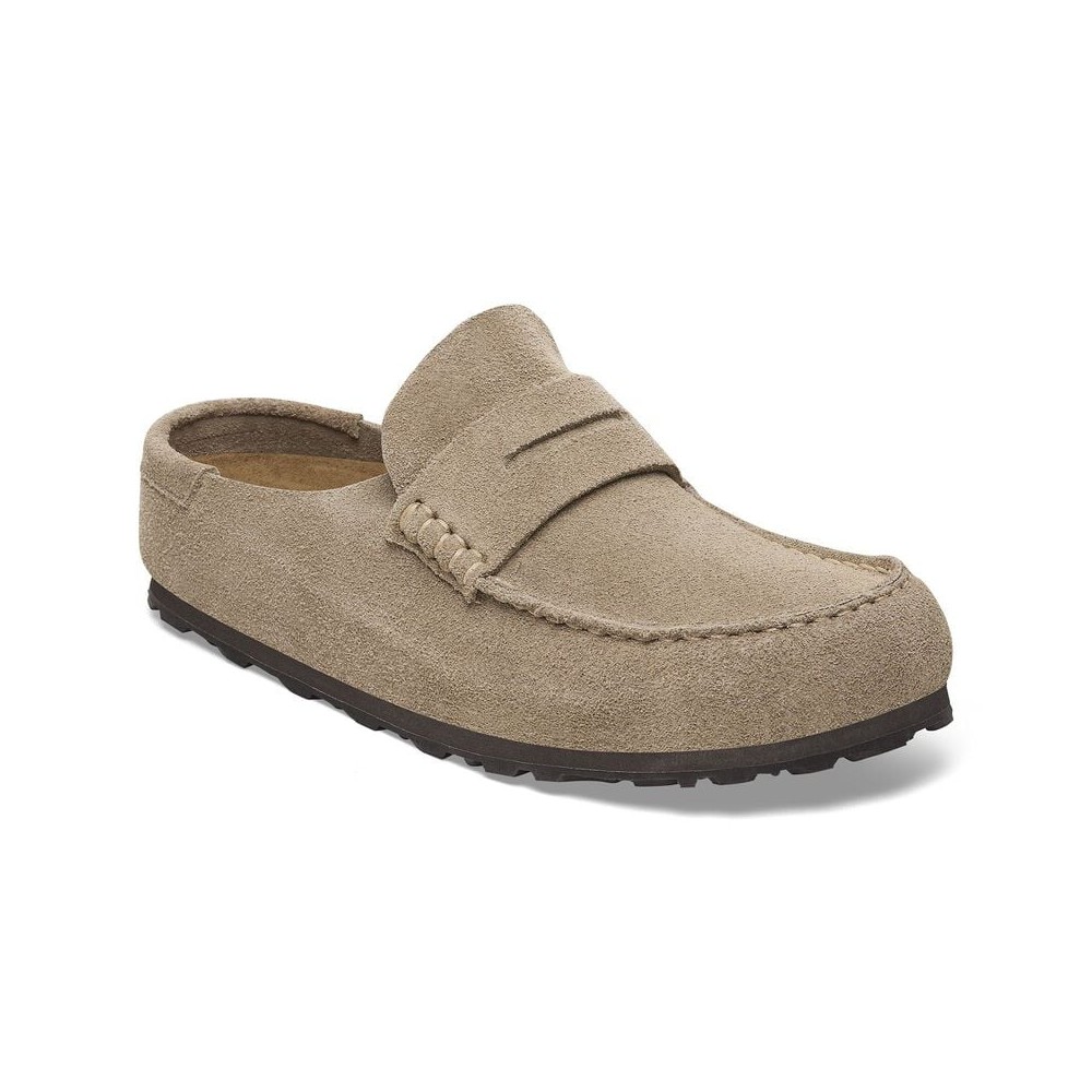 birkenstock naples wrapped taupe