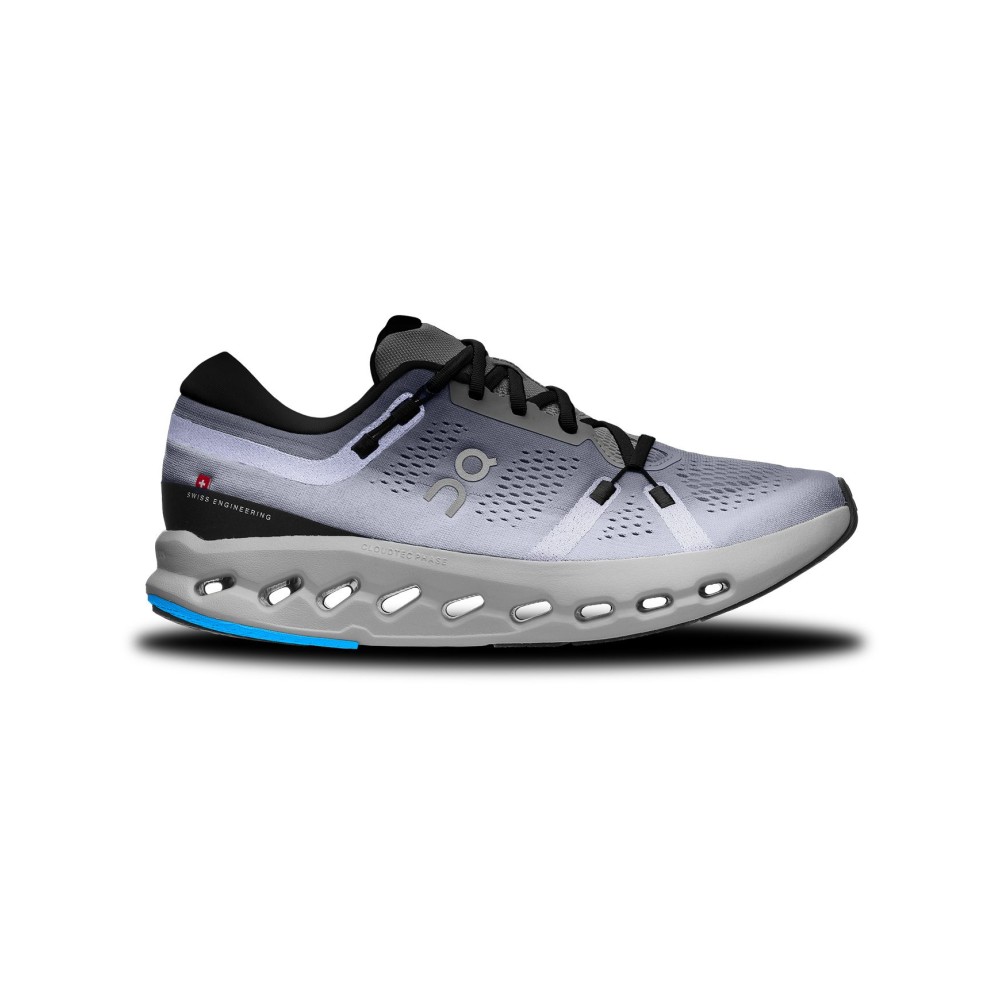 SCARPE ON CLOUDSURFER 2 WIDE BLACK MALIBU' UOMO