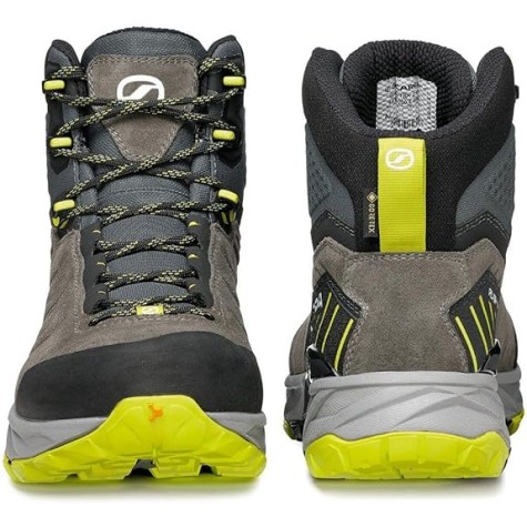 SCARPONCINO TREKKING UOMO SCARPA RUSH TRK GTX TITANIUM LIME