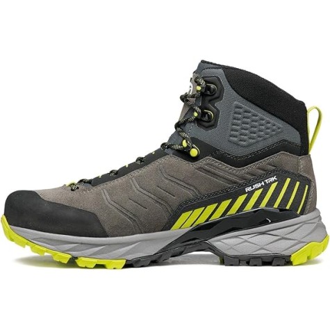SCARPONCINO TREKKING UOMO SCARPA RUSH TRK GTX TITANIUM LIME