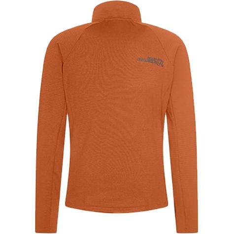FLEECE ZIP LUNGA UOMO ARROWS MOCK RUST