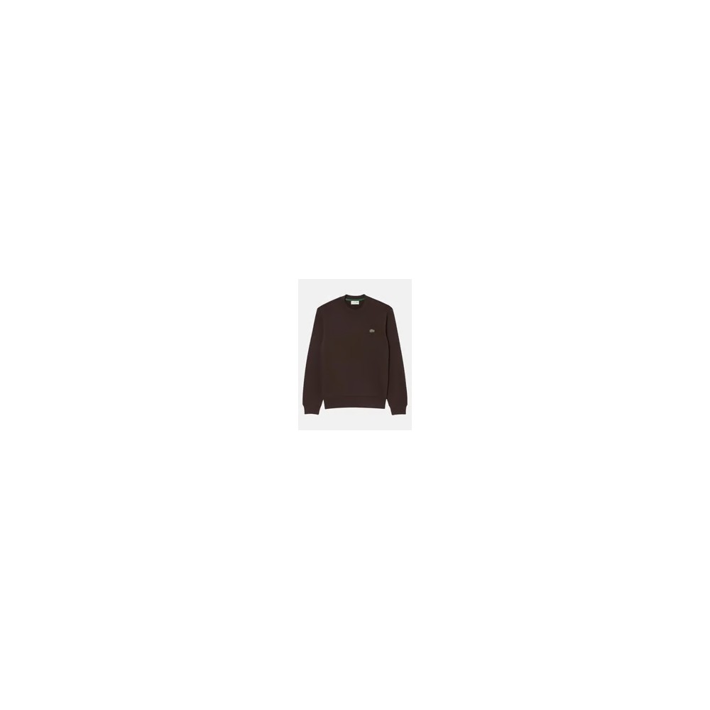 MAGLIONCINO LACOSTE AH 32325 MARRONE UOMO