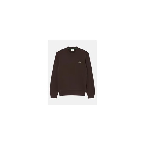 MAGLIONCINO LACOSTE AH 32325 MARRONE UOMO