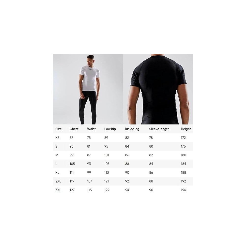 T SHIRT CRAFT ACTIVE EXTREME X CN SS NERA  UOMO