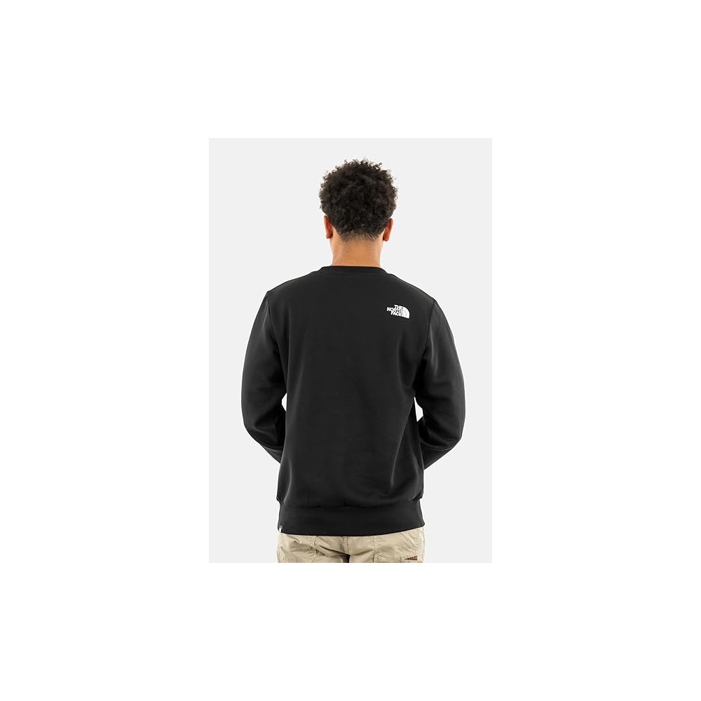 FELPA GIROCOLLO THE NORTH FACE NERA UOMO