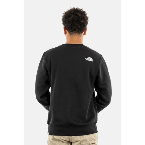 FELPA GIROCOLLO THE NORTH FACE NERA UOMO