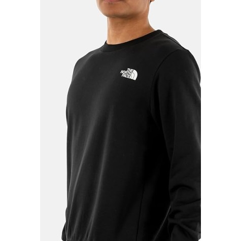 FELPA GIROCOLLO THE NORTH FACE NERA UOMO